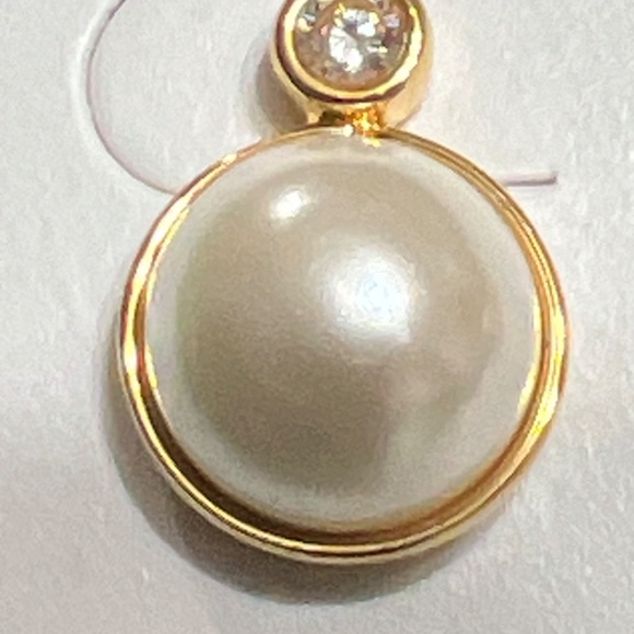 ♠️Kate Spade "Rise and Shine" pearl studs. - Picture 5 of 6